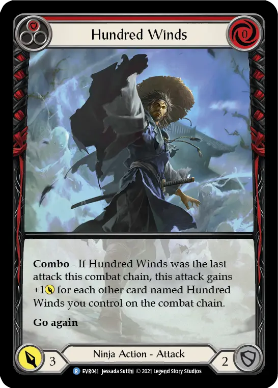 Hundred Winds — Extended Art — Rainbow Foil