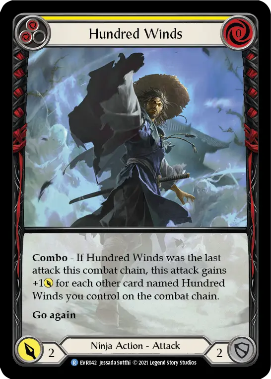 Hundred Winds — Extended Art — Rainbow Foil