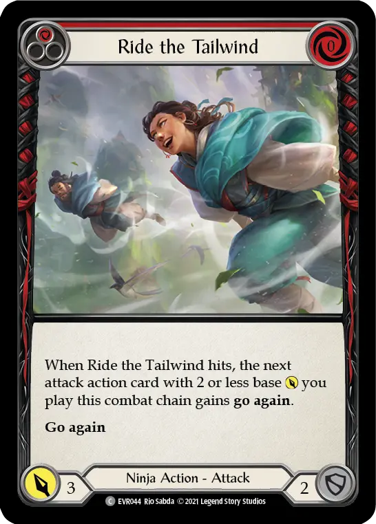 Ride the Tailwind — Rainbow Foil