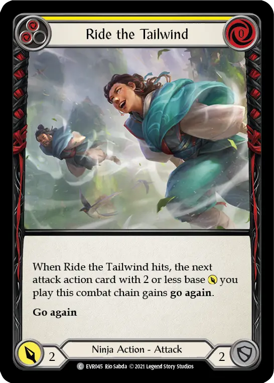 Ride the Tailwind — Rainbow Foil