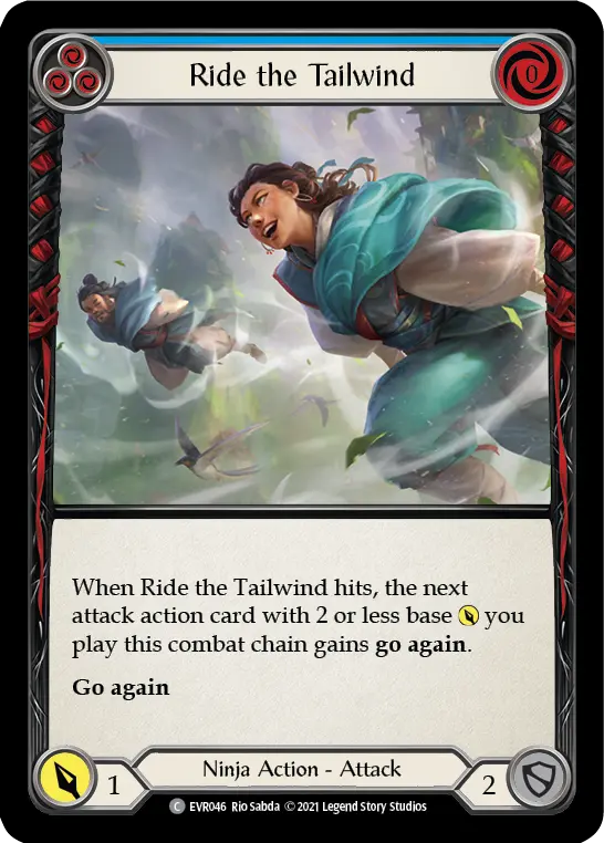 Ride the Tailwind — Rainbow Foil