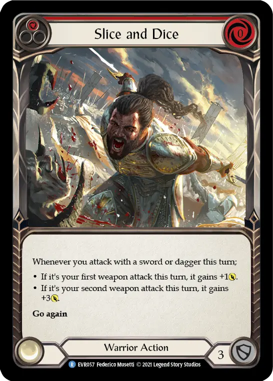 Slice and Dice — Rainbow Foil
