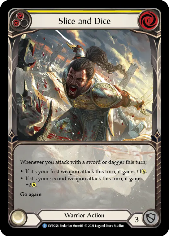 Slice and Dice — Extended Art — Rainbow Foil