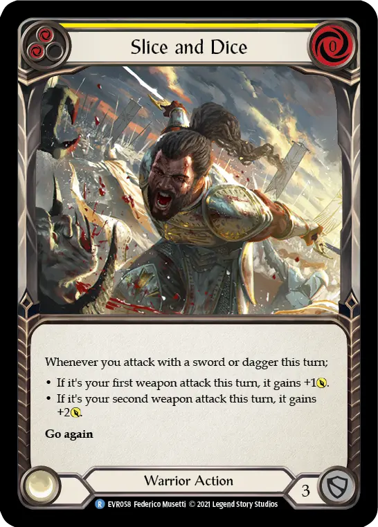 Slice and Dice — Rainbow Foil