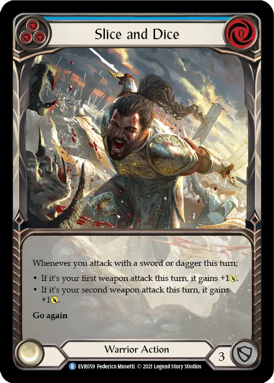 Slice and Dice — Extended Art — Rainbow Foil