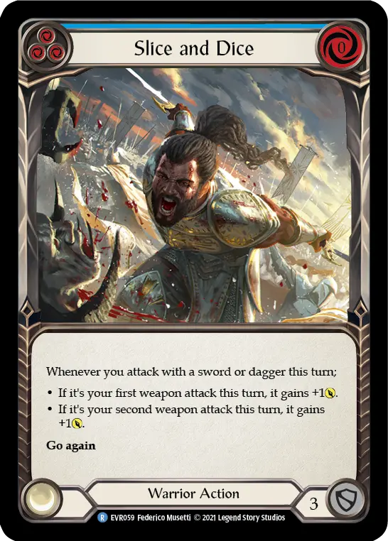 Slice and Dice — Rainbow Foil