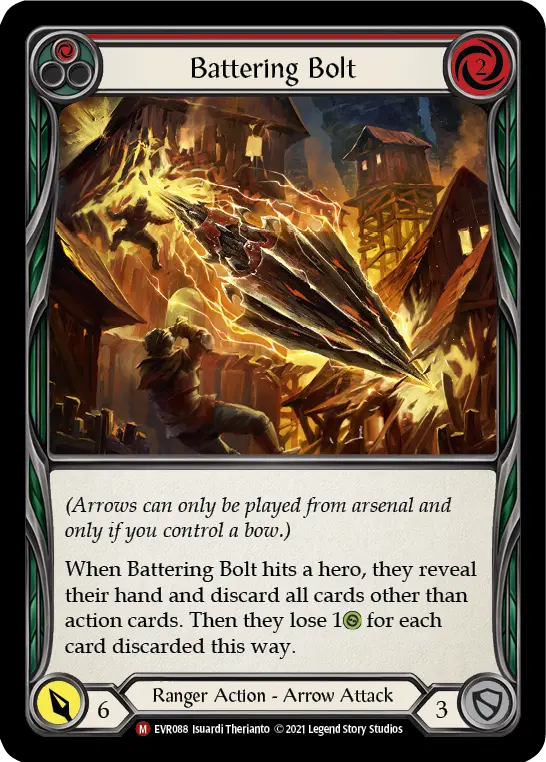 Battering Bolt — Rainbow Foil