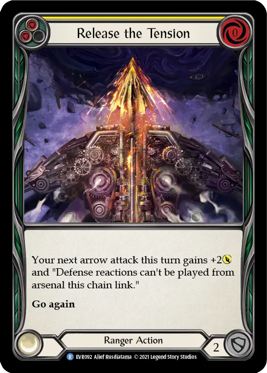 Release the Tension — Rainbow Foil