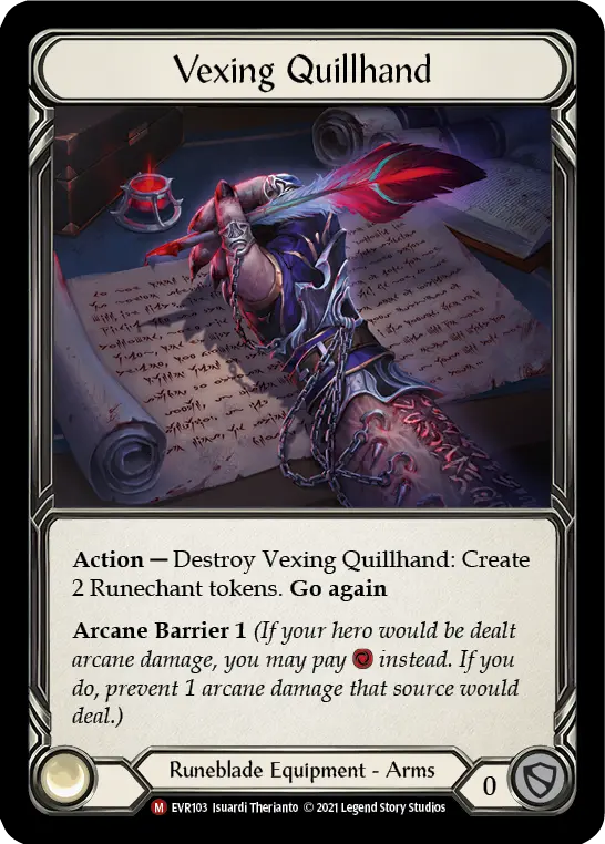 Vexing Quillhand — Cold Foil