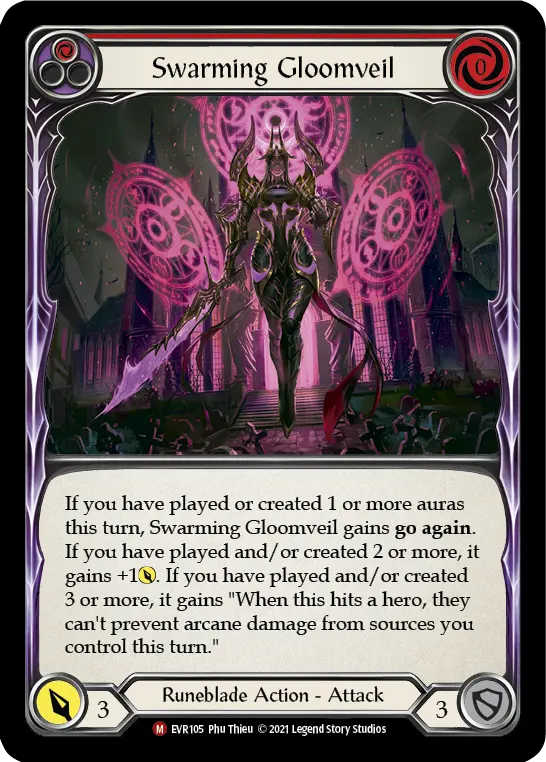 Swarming Gloomveil — Rainbow Foil