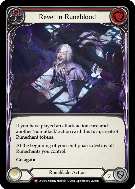 Revel in Runeblood — Rainbow Foil