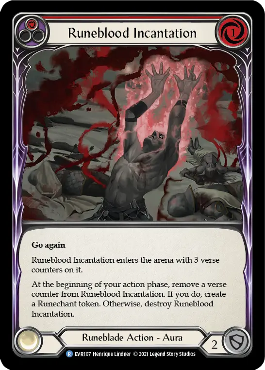 Runeblood Incantation — Rainbow Foil