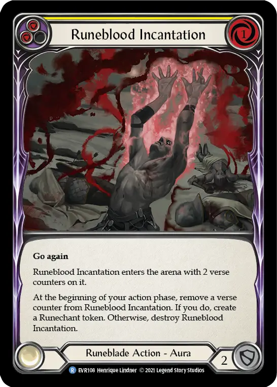 Runeblood Incantation — Rainbow Foil