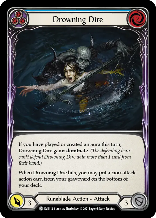 Drowning Dire — Rainbow Foil