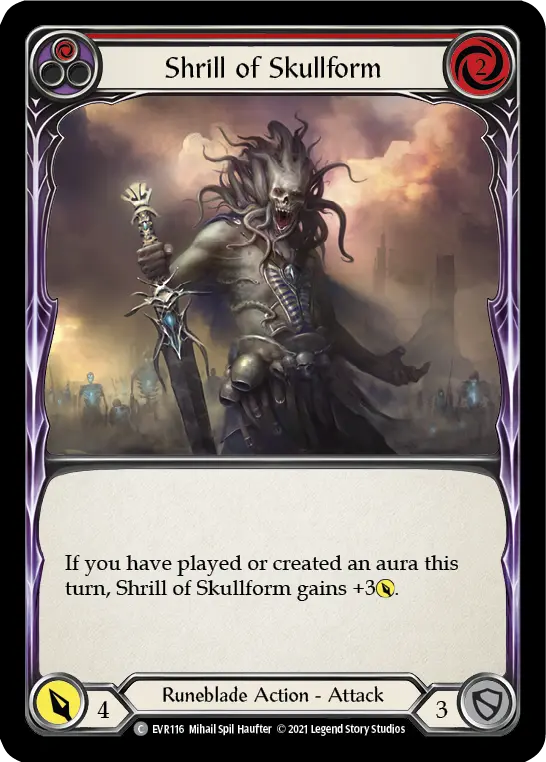 Shrill of Skullform — Rainbow Foil