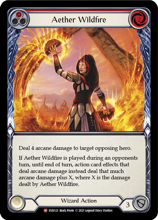 Aether Wildfire — Rainbow Foil