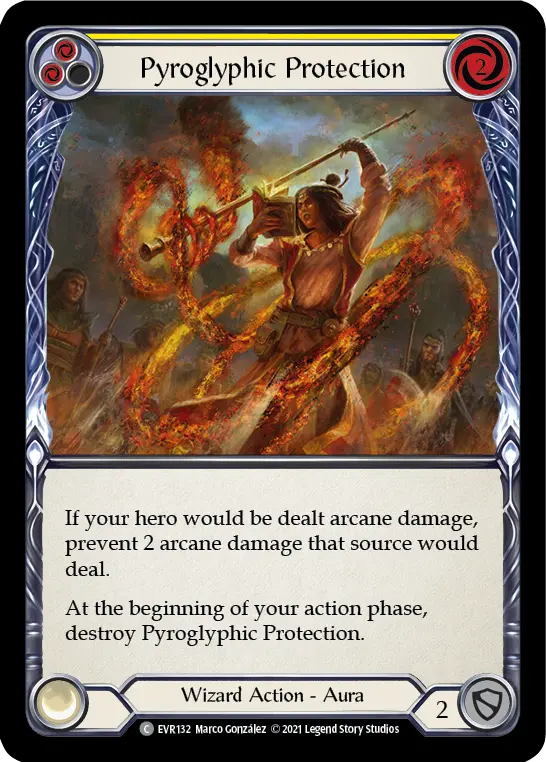 Pyroglyphic Protection — Rainbow Foil