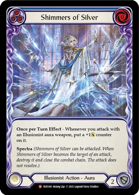 Shimmers of Silver — Rainbow Foil