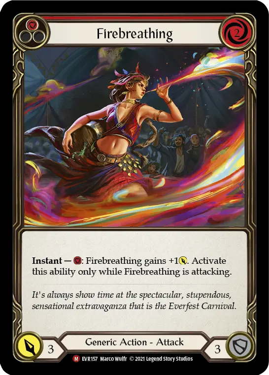 Firebreathing — Rainbow Foil