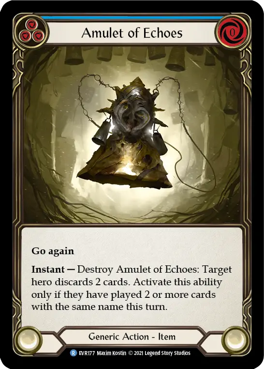 Amulet of Echoes — Cold Foil