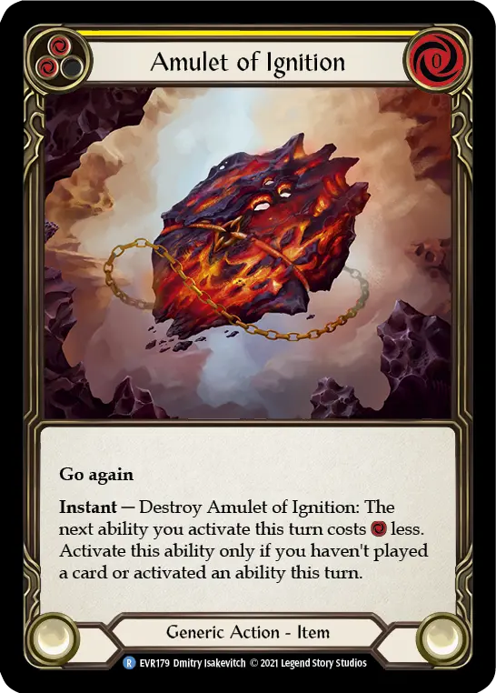 Amulet of Ignition — Cold Foil