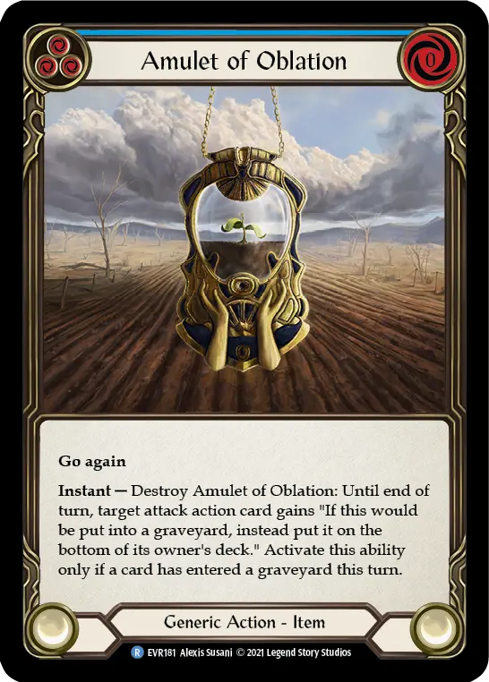 Amulet of Oblation — Cold Foil