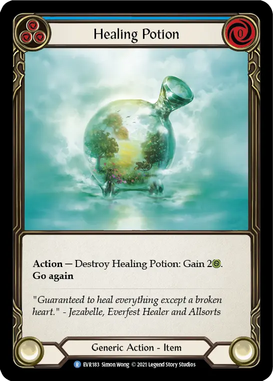 Healing Potion — Cold Foil