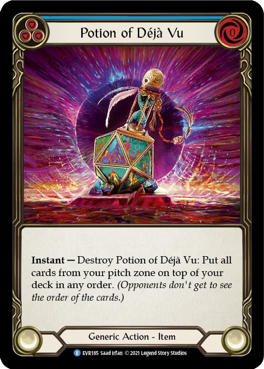 Potion of Déjà Vu — Cold Foil