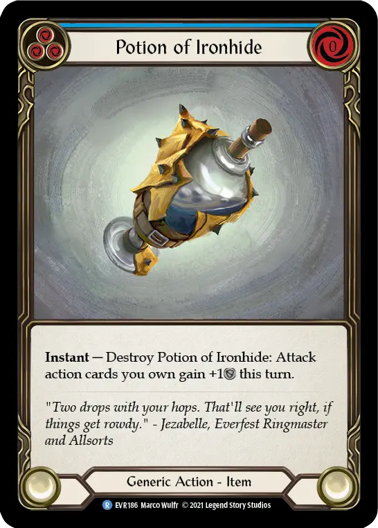 Potion of Ironhide — Cold Foil