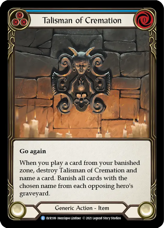 Talisman of Cremation — Cold Foil