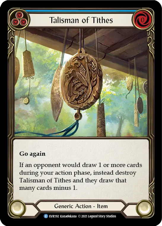 Talisman of Tithes — Cold Foil