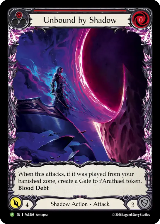Unbound by Shadow (Red) [CF]