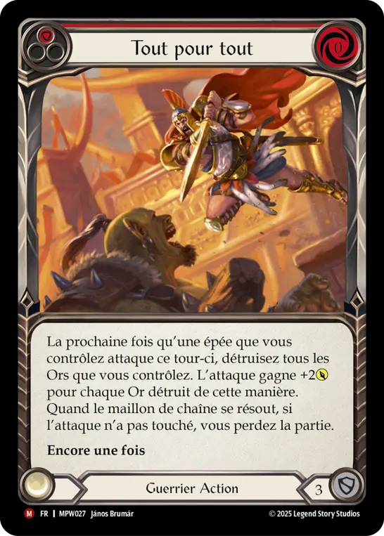All In — Mastery Pack Warrior