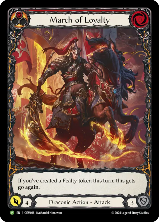 March of Loyalty — Rainbow Foil