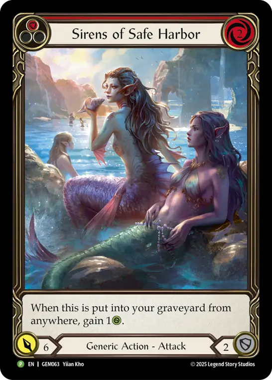 Sirens of Safe Harbor — Rainbow Foil