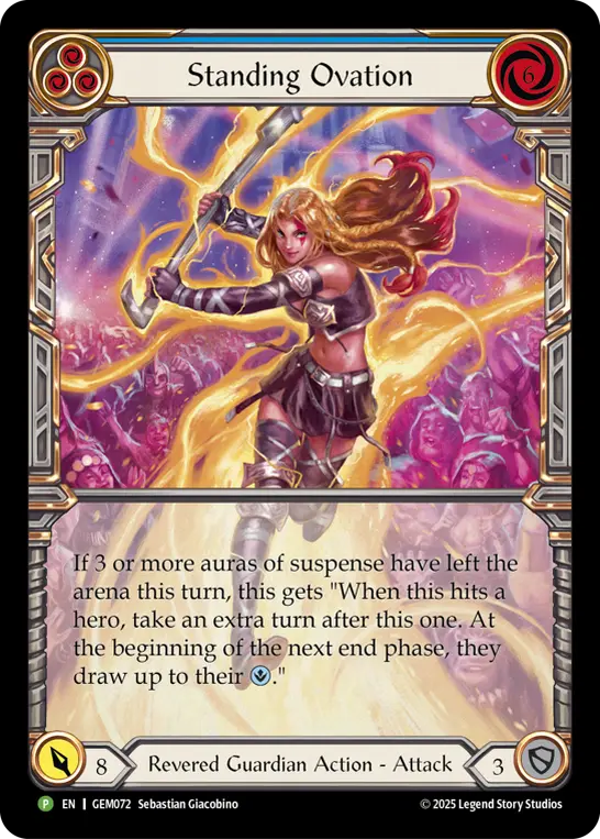 Standing Ovation — Extended Art — Rainbow Foil