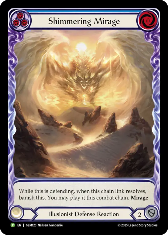 Shimmering Mirage — Rainbow Foil