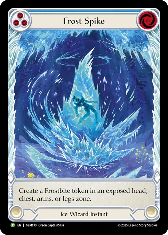 Frost Spike — Rainbow Foil