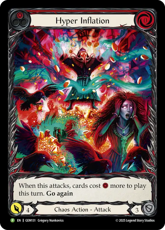 Card image of Hyper Inflation (Red)