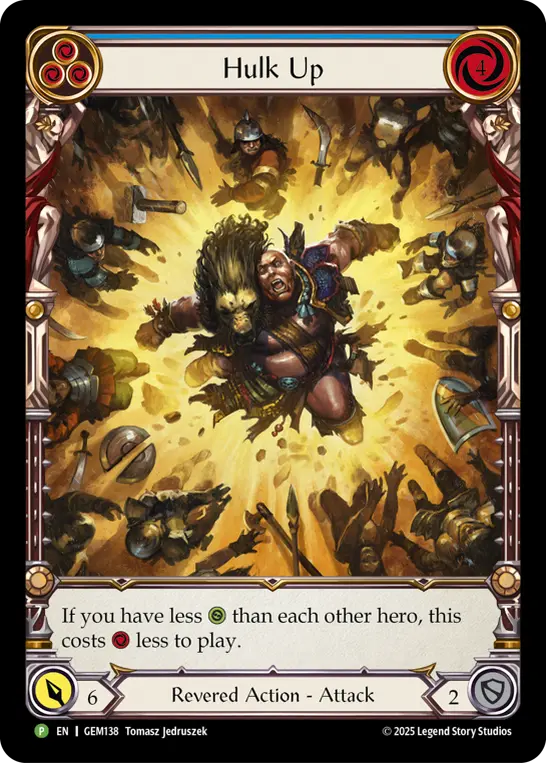 Card image of Hulk Up (Blue)