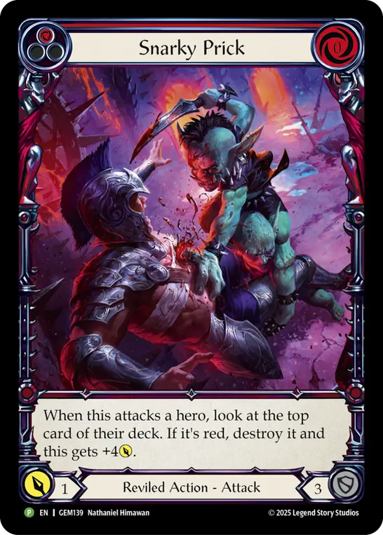Snarky Prick — Rainbow Foil