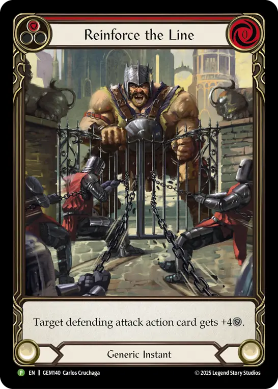 Reinforce the Line — Rainbow Foil