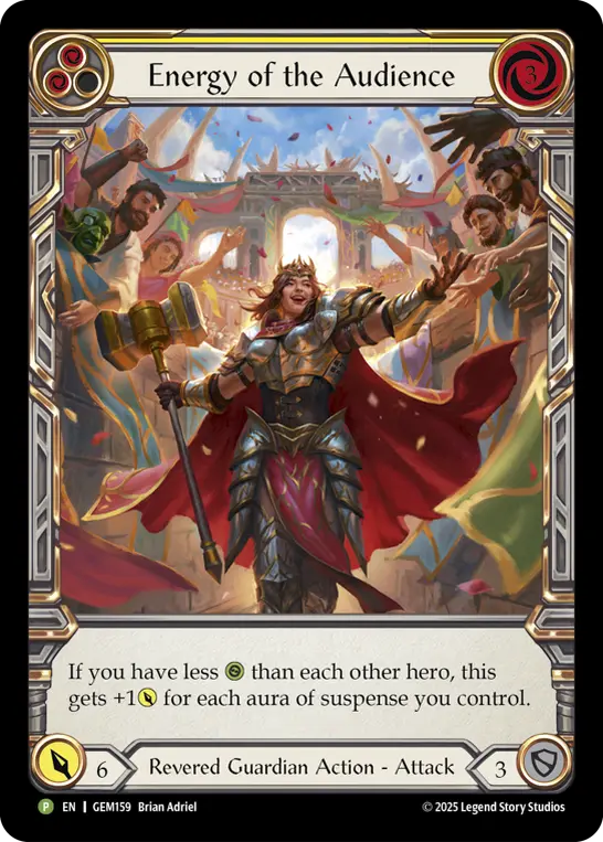 Energy of the Audience — Rainbow Foil