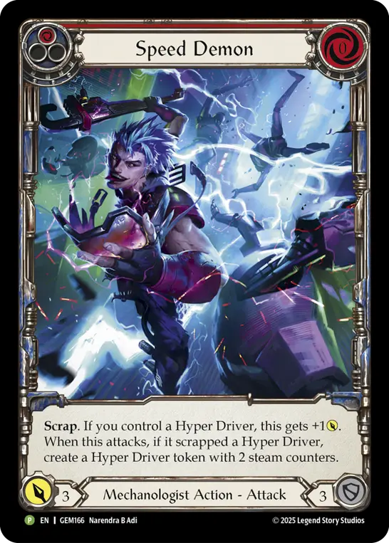 Speed Demon — Rainbow Foil