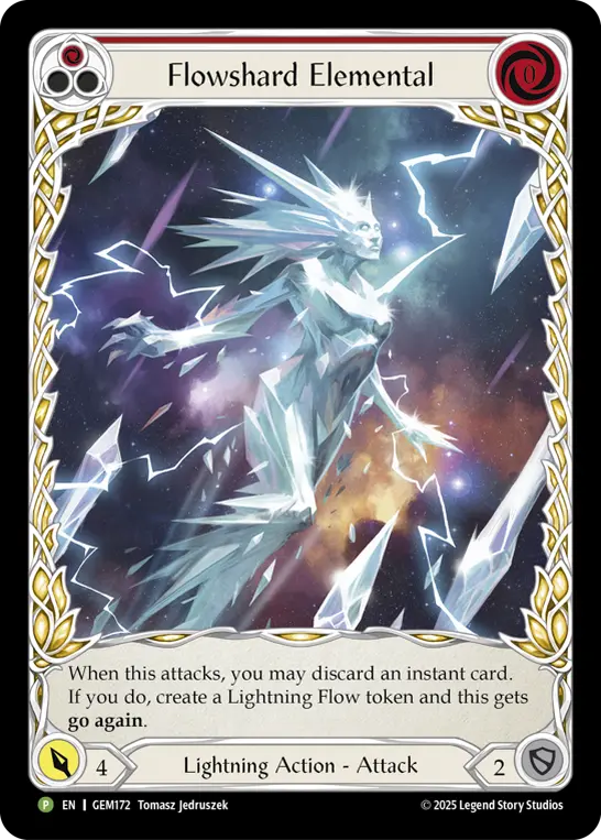 Flowshard Elemental — Rainbow Foil