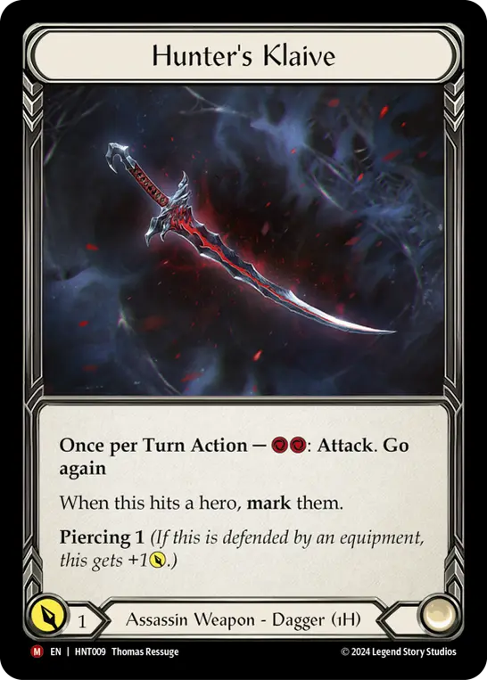 Hunter's Klaive — Cold Foil