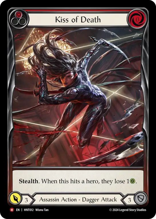 Kiss of Death — Extended Art — Cold Foil