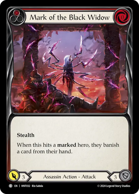Mark of the Black Widow — Rainbow Foil