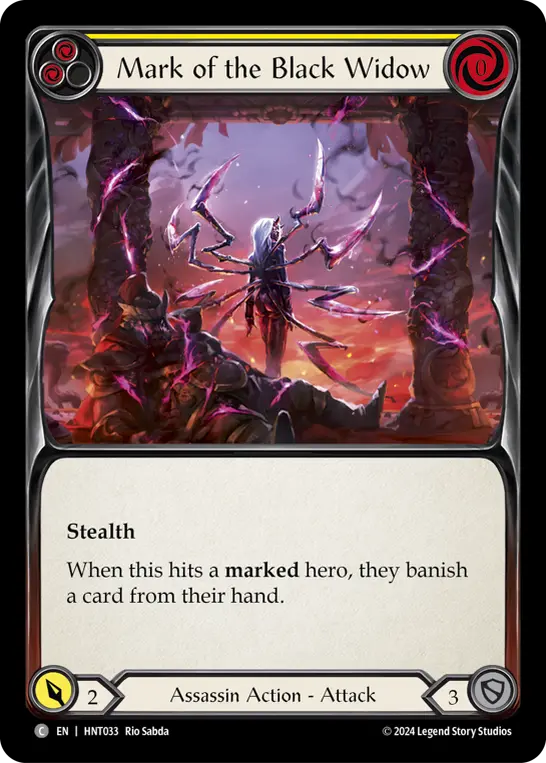 Mark of the Black Widow — Rainbow Foil