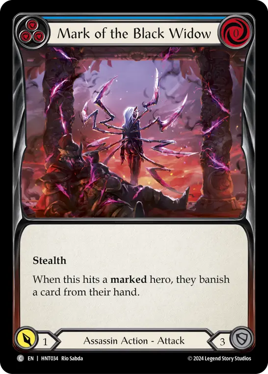 Mark of the Black Widow — Rainbow Foil